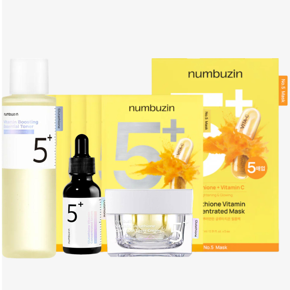 Numbuzin No.5+ Glutathione Vit - Luxury Skincare Brands ulasan dan harga