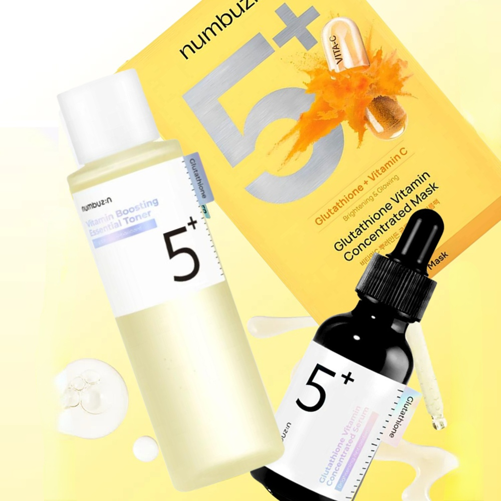 Numbuzin No.5+ Glutathione Vit - Luxury Skincare Brands ulasan dan harga